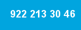 922 213 30 46 922 213 30 46